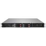 Сервер SuperMicro SYS-1029GP-TR 2x6226R 16x32Gb 2x960Gb 2.5" SSD NVMe C621 40G 2P QSFP 2x1600W (SYS-1029GP-TR SERVER)