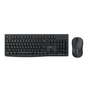 Комплект беспроводной Dareu MK188G Black (черный), клавиатура LK185G (мембранная, 104кл, EN/RU) + мышь LM106G (DPI 1200), ресивер 2,4GHz