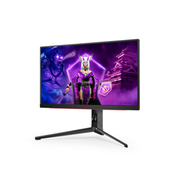 Монитор LCD 27'' 16:9 2560х1440(WQHD) IPS, nonGLARE, Нет, 300 Гц, 350cd/m2, H178°/V178°, 1000:1, 80M:1, 16,7 миллионов цветов, 0,5 ms, 2xHDMI, 2xDP, USB-Hub, Height adj, Pivot, Tilt, Swivel, Speakers, Audio out, 3Y, Black-Red