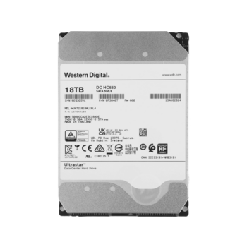 Жесткий диск WD SATA-III 18TB 0F38467 WUH721818ALE6L4 Server Ultrastar DC HC550 512E (7200rpm) 512Mb 3.5"