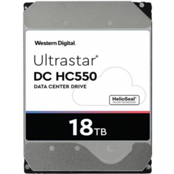 Жесткий диск WD SATA-III 18Tb 0F38467 WUH721818ALE6L4 Server Ultrastar DC HC550 (7200rpm) 512Mb 3.5"