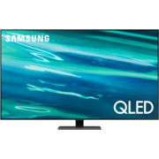 Телевизор QLED Samsung 55" QE55Q80BAUXRU Series 8 темно-серебристый 4K Ultra HD 120Hz DVB-T2 DVB-C DVB-S2 USB WiFi Smart TV (RUS)