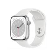 Часы Apple Watch Series 8 GPS 41mm Silver Aluminium Case with White Sport Band - Regular M/L