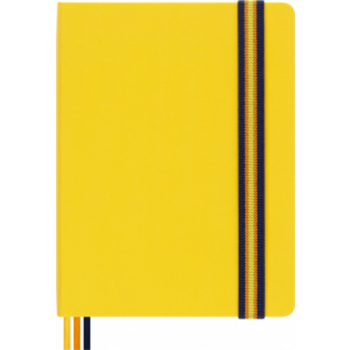 Блокнот Moleskine LIMITED EDITION K-WAY SKQP060KWYELLWT05 Large 130х210мм обложка текстиль 240стр. слоновая кость страницы линейка желтый