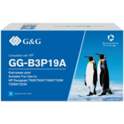 Картридж Cartridge G&G 727 для DJ T920/T1500/T2500/T930/T1530/T2530, голубой (130мл)