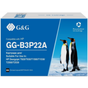 Картридж струйный G&G №727 GG-B3P22A черный матовый (130мл) для HP DJ T920/T1500/T2530