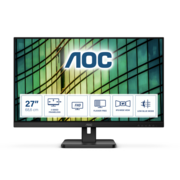 Монитор LCD 27'' [16:9] 1920х1080(FHD) IPS, nonGLARE, 250cd/m2, H178°/V178°, 1000:1, 20M:1, 16.7M, 4ms, VGA, HDMI, DP, Tilt, Speakers, Audio out, 3Y, Black