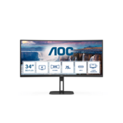 Монитор LCD 34'' 21:9 3440x1440(UWQHD) VA, Curved, nonGLARE, Нет, 100 Гц, 300cd/m2, H178°/V178°, 3000:1, 20M:1, 16,7 миллионов цветов, 1ms, VGA, HDMI, DP, USB-Hub, Height adj, Tilt, Swivel, Speakers, 3Y, Black