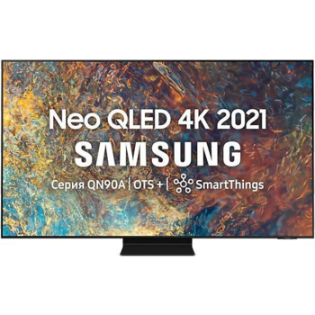 Телевизор ЖК 98" Samsung Телевизор ЖК 98" Samsung/ 98", Neo QLED 4K, Smart TV,Wi-Fi, Voice, PQI 4500, HDR 32х, HDR10+, DVB-T2/C/S2, 4.2.2 CH, 60W, OTS+, FreeSync Premium Pro, 4HDMI, 2USB, TITAN BLACK/BLACK