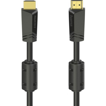 Кабель аудио-видео Hama H-205009 HDMI/HDMI (f) 10м. феррит.кольца Позолоченные контакты черный (уп.:1шт) (00205009)