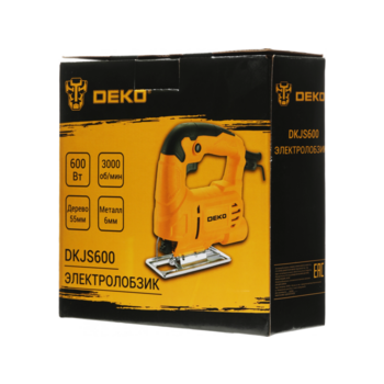 Лобзик Deko DKJS600 +1пил. 600Вт 3000ходов/мин от электросети