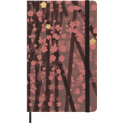 Блокнот Moleskine LIMITED EDITION SAKURA LESU06QP062 Large 130х210мм обложка текстиль 176стр. нелинованный твердая обложка темно-розовый