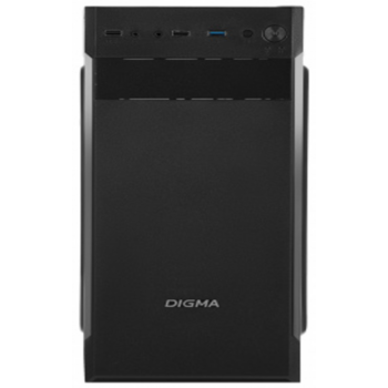 Корпус Digma DC-ATX201-U3 черный без БП ATX 1x80mm 2x120mm 1xUSB2.0 1xUSB3.0 audio