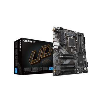 Материнская плата Материнская плата/ MB GIGABYTE INTEL B760 s1700, 4xDDR4(128GB), HDMI 2.0/DP, 1xPCIe 4.0x16, 4xPCIe 3.0x16, 1xLAN, Wi-Fi, BT, 4xSATA 6Gb/s, 2xM.2, 1xUSB-C, 1xUSB 3.2, 4xUSB 2.0, 1xPS/2, ATX