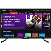 Телевизор LED Telefunken 43" TF-LED43S94T2SH черный FULL HD 50Hz DVB-T DVB-T2 DVB-C DVB-S DVB-S2 WiFi Smart TV (RUS)