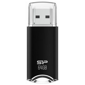 Флеш Диск Silicon Power 64Gb Helios H02 SP064GBUF2H02V1K USB2.0 черный