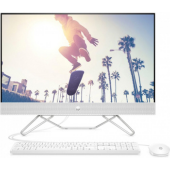 Моноблок HP 27-cb1011ny 27" Full HD i7 1255U (1.7) 8Gb SSD512Gb Iris Xe CR Free DOS GbitEth WiFi BT 65W клавиатура мышь Cam белый 1920x1080