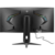 Монитор GMNG 34" Gaming GM-34C11W черный VA LED 2ms 21:9 HDMI M/M матовая HAS Piv 4000:1 300cd 178гр/178гр 3440x1440 165Hz G-Sync FreeSync DP 2K 8.57кг