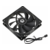 Вентилятор для корпуса ID-COOLING FL-12025K 120x120x25мм (80шт./кор, 3pin, черный, 1250об/мин, супертихий) BOX