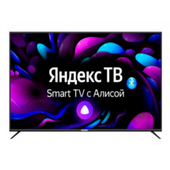 Телевизор LED Telefunken 65" TF-LED65S05T2SU(черный)YH Яндекс.ТВ черный 4K Ultra HD 60Hz DVB-T DVB-T2 DVB-C DVB-S DVB-S2 USB WiFi Smart TV (RUS)