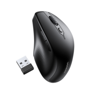 Мышка компьютерная беспроводная UGREEN MU101 (90395) Ergonomic Contoured-Shape Design Wireless Mouse. Цвет: черный