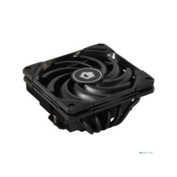 Кулер для процессора ID-COOLING IS-55 BLACK LGA1700/1200/115X/AM5/AM4 низкопрофильный высота 55mm (18шт/кор, TDP 125W, PWM, 5 тепл.трубок + медная база, FAN 120mm, черный) BOX