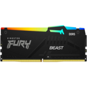 Память DDR5 32Gb 5200MHz Kingston KF552C40BBA-32 Fury Beast Black RGB RTL Gaming PC5-41600 CL40 DIMM 288-pin 1.25В dual rank с радиатором Ret