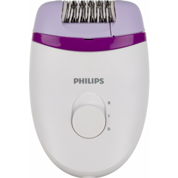 Эпилятор Philips BRE225/00 скор.:2 от электр.сети белый/фиолетовый