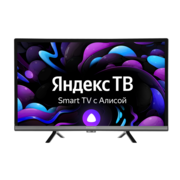 Телевизор LED Hyundai 24" H-LED24BS5000 Яндекс.ТВ черный HD 60Hz DVB-T DVB-T2 DVB-C DVB-S DVB-S2 WiFi Smart TV