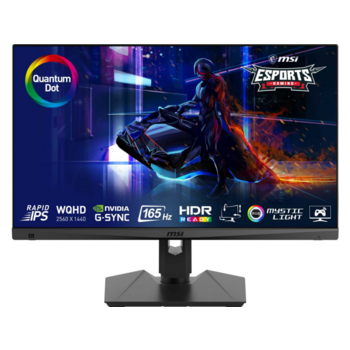 Монитор LCD 27'' [16:9] 2560х1440(WQHD) IPS, nonGLARE, Нет, 165 Гц, 300cd/m2, H178°/V178°, 1000:1, 100M:1, 1,07 миллиардов цветов, 1ms, 2xHDMI, DP, USB-Hub, Height adj, Swivel, Black