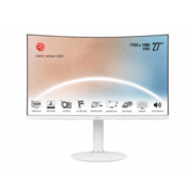 Монитор LCD 27'' [16:9] 1920х1080(FHD) VA, Curved, nonGLARE, 75 Hz, 250 cd/m2, H178°/V178°, 3000:1, 100M:1, 16.7M, 4ms, HDMI, USB-C, Height adj, Tilt, Swivel, Speakers, 1Y, White