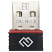 Сетевой адаптер WiFi Digma DWA-N150C N150 USB 2.0 (ант.внутр.) 1ант. (упак.:1шт)