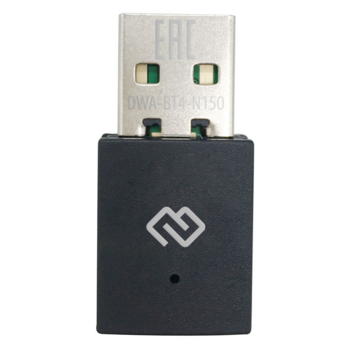 Сетевой адаптер WiFi + Bluetooth Digma DWA-BT4-N150 N150 USB 2.0 (ант.внутр.) 1ант. (упак.:1шт)