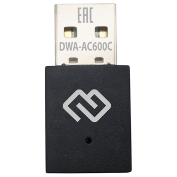 Сетевой адаптер WiFi Digma DWA-AC600C AC600 USB 2.0 (ант.внутр.) 1ант. (упак.:1шт)