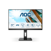 Монитор LCD 21.5'' [16:9] 1920х1080(FHD) IPS, nonGLARE, 75 Hz, 250 cd/m2, H178°/V178°, 1000:1, 50М:1, 16.7M, 4ms, VGA, DVI, HDMI, USB-Hub, Height adj, Pivot, Tilt, Swivel, Speakers, 3Y, Black