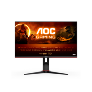 Монитор LCD 28'' [16:9] 3840x2160(UHD 4K) IPS, nonGLARE, Нет, 144 Гц, 370 cd/m?, H178°/V178°, 1000:1, 80M:1, 16,7 миллионов цветов, 1ms, 2xHDMI, 2xDP, USB-Hub, Height adj, Pivot, Tilt, Swivel, Speakers, Audio out, 3Y, Black-Red