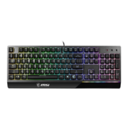 Клавиатура проводная Gaming Keyboard MSI VIGOR GK30, Wired, Mechanical-like plunger switches. 6 zones RGB lighting with several lighting effects. Anti-ghosting Capability. Water Resistant (spill-proof), Black