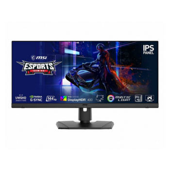 Монитор LCD 34'' [21:9] 3440x1440(UWQHD) IPS, nonGLARE, Нет, 144 Гц, 400cd/m2, H178°/V178°, 1000:1, 100M:1, 1.07B, 1ms, VGA, 2xHDMI, DP, USB-Hub, Height adj, Swivel, Speakers, Black