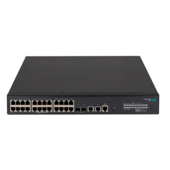 Коммутатор HPE FlexNetwork 5140 JL823A#ABB 24G 2x10G 2SFP+ 24PoE 370W управляемый