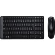 Клавиатура + мышь Logitech MK220 клав:черный мышь:черный USB беспроводная (920-003161)