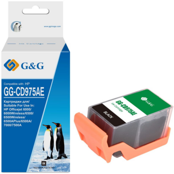 Картридж струйный G&G GG-CD975AE черный (56.6мл) для HP Officejet 6000/6000Wireless/6500/6500Wireless