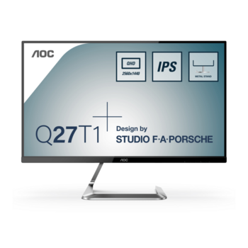 Монитор LCD 27'' [16:9] 2560х1440(WQHD) IPS, nonGLARE, 350cd/m2, H178°/V178°, 1000:1, 50M:1, 16.7M, 5ms, VGA, 2xHDMI, DP, Pivot, Tilt, Swivel, 3Y, Silver