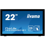 Монитор LCD 21.5'' [16:9] 1920х1080(FHD) VA, GLARE, TOUCH, 60 Гц, 250cd/m2, H176°/V176°, 3000:1, 12M:1, 16.7M, 6ms, VGA, DVI, HDMI, DP, Tilt, Speakers, 3Y, Black