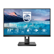 Монитор LCD 21.5'' [16:9] 1920х1080(FHD) IPS, nonGLARE, 75 Hz, 250 cd/m2, H178°/V178°, 1000:1, 50М:1, 16.7M, 4ms, VGA, DVI, HDMI, DP, Height adj, Pivot, Tilt, Swivel, Speakers, 3Y, Black