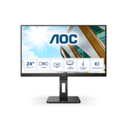 Монитор LCD 23.8'' 16:9 1920х1080(FHD) VA, nonGLARE, 75 Гц, 300cd/m2, H178°/V178°, 3000:1, 50M:1, 16,7 миллионов цветов, 4ms, VGA, DVI, HDMI, DP, USB-C, USB-Hub, Height adj, Pivot, Tilt, Swivel, Speakers, Audio out, 3Y, Black