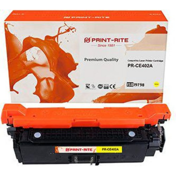 Картридж лазерный Print-Rite TFH598YPU1J PR-CE402A CE402A желтый (6000стр.) для HP CLJ M551 series Canon