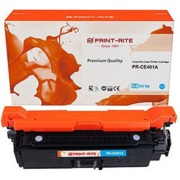 Картридж лазерный Print-Rite TFH597CPU1J PR-CE401A CE401A голубой (6000стр.) для HP LJ M551/MFP570/M575 Canon LBP7780Cx