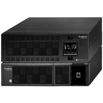 Источник бесперебойного питания Systeme Electriс Smart-Save Online SRV, 10000VA/9000W, On-Line, Extended-run, Rack 5U(Tower convertible), LCD, Out: Hardwire, SNMP Intelligent Slot, USB, RS-232