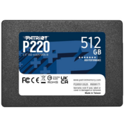 Твердотельный накопитель Patriot SSD P220 512GB SATA3 2.5" R550/W500 TBW 960TB 3D NAND