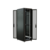 Шкаф коммутационный WRline (WR-TT-4268-DD-RAL9004) напольный 42U 600x800мм пер.дв.перфор.2ств. задн.дв.перфор.2-хст. 2 бок.пан. направл.под винты 800кг черный 710мм 2055мм IP20 сталь